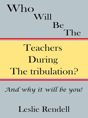 cover image of Teachers During the Tribulation